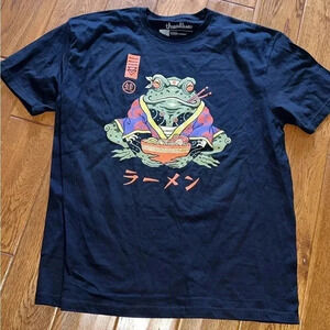 *Final Price* Threadless Vincent Trinidad Frog Art Graphic T-shirt Size L NWT